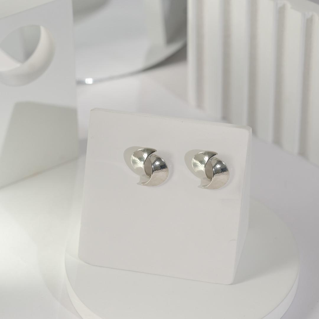 Silver Elegant Earrings-49 A